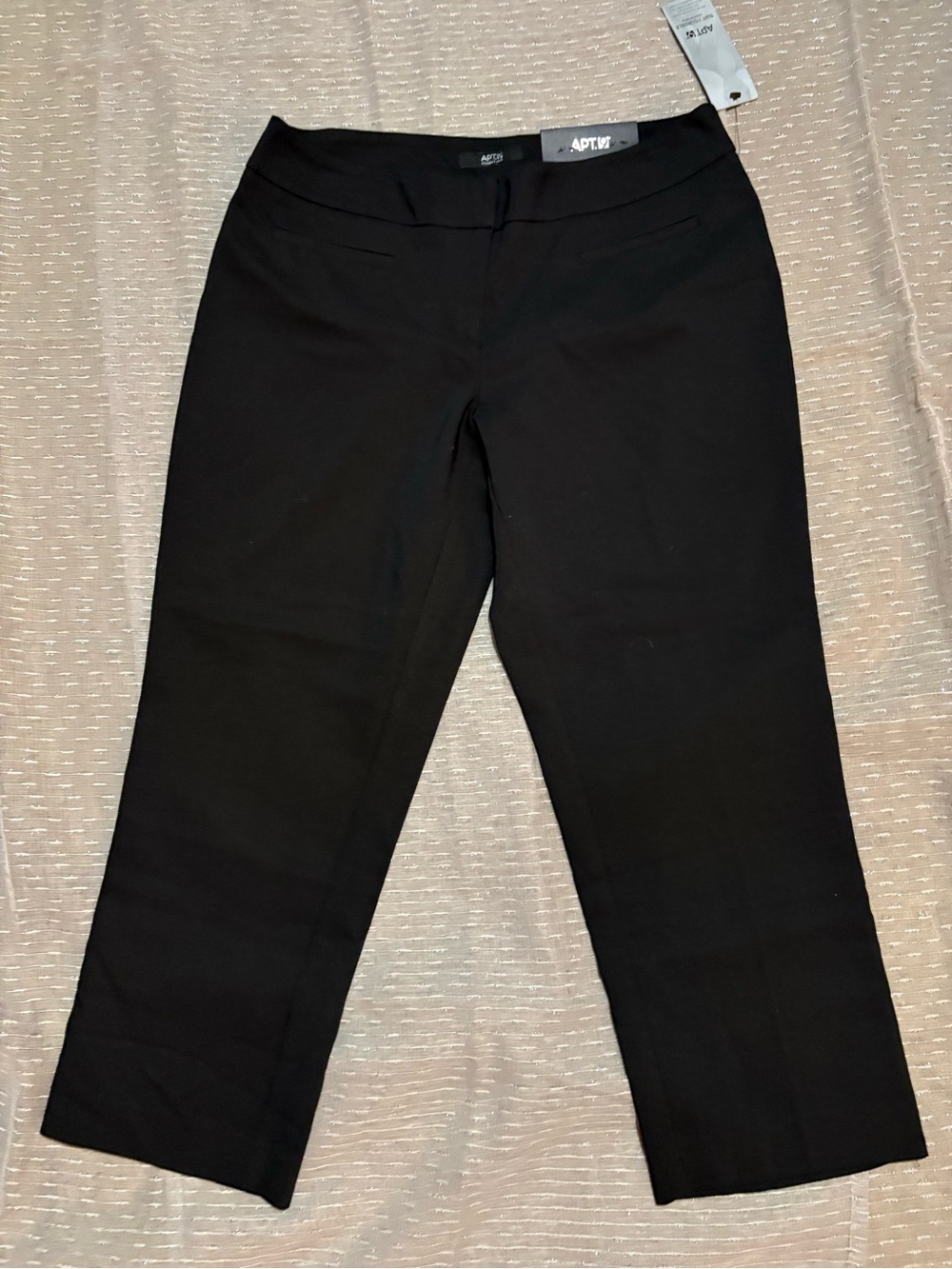 NWT Apt. 9 Black Women's Cropped Dress Pants #2029